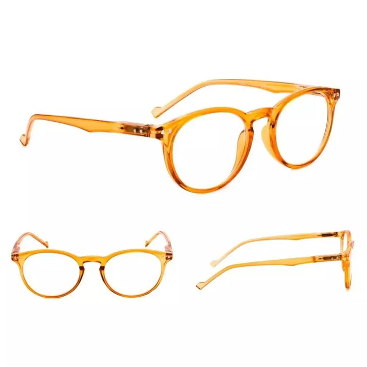 Oval Reading Glasses w/ Spring Hinges R071