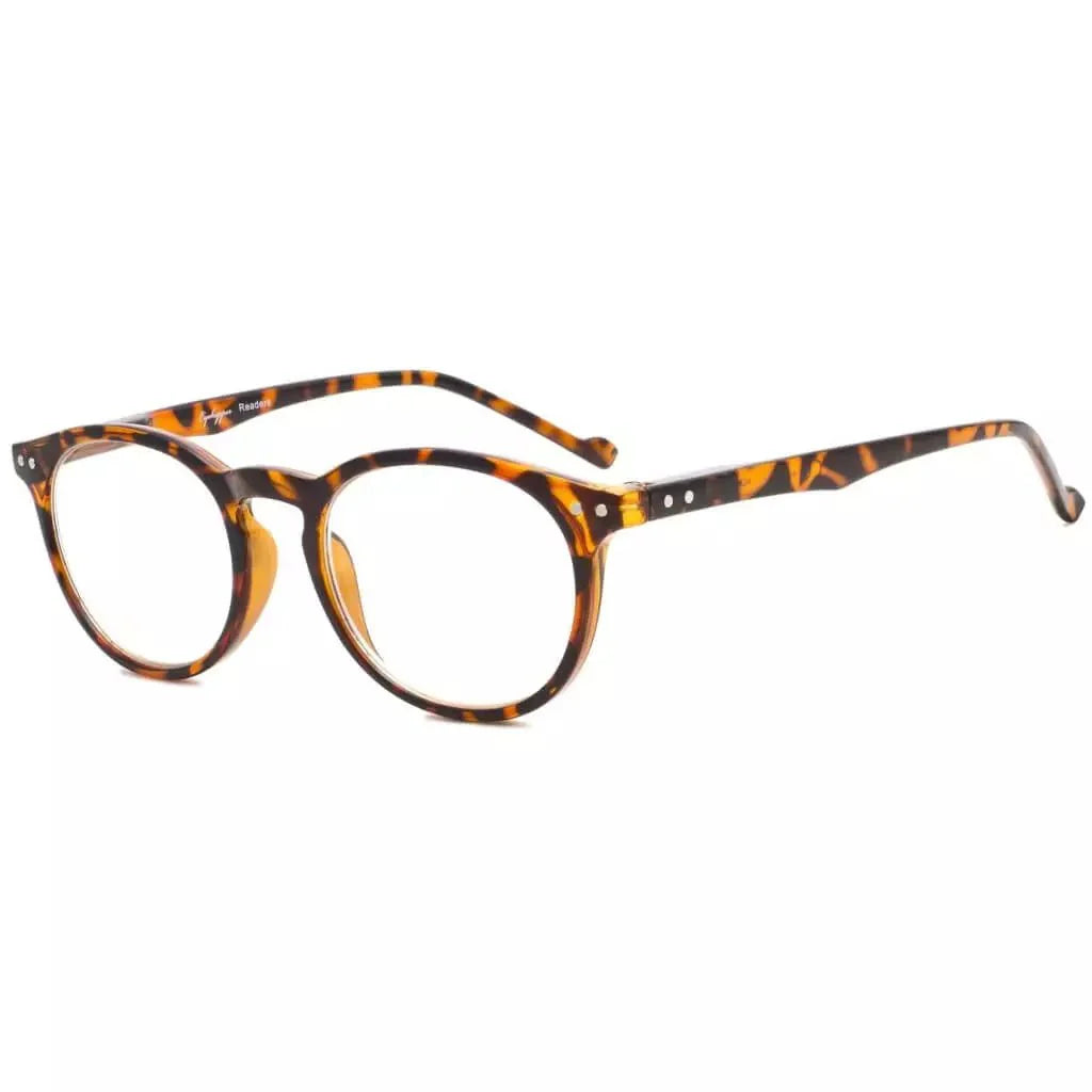 Oval Reading Glasses w/ Spring Hinges R071