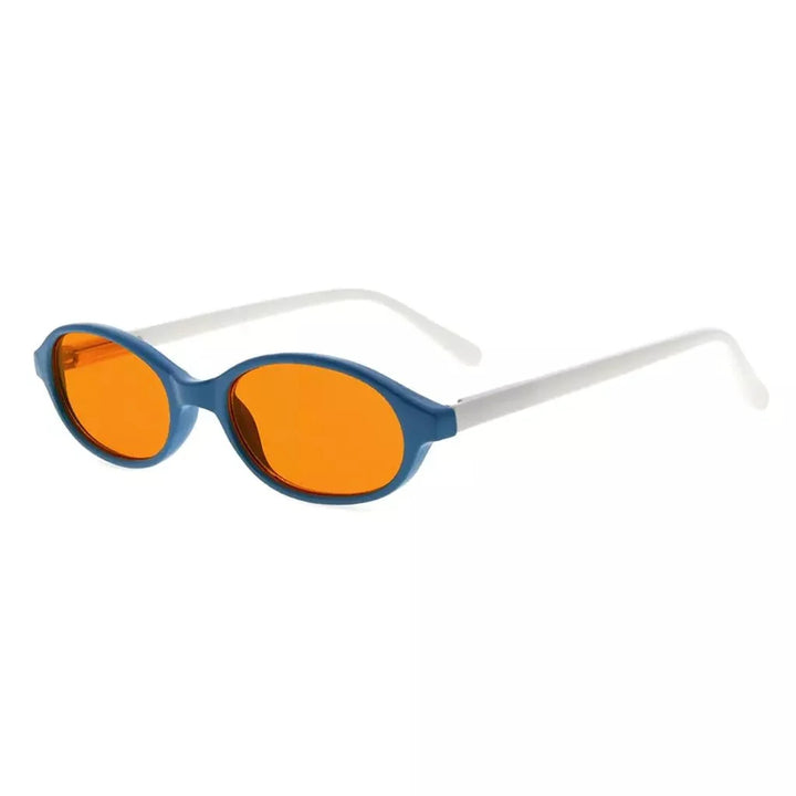 Stylish Oval Blue Light Blocking Eyeglasses for Kids DSK01