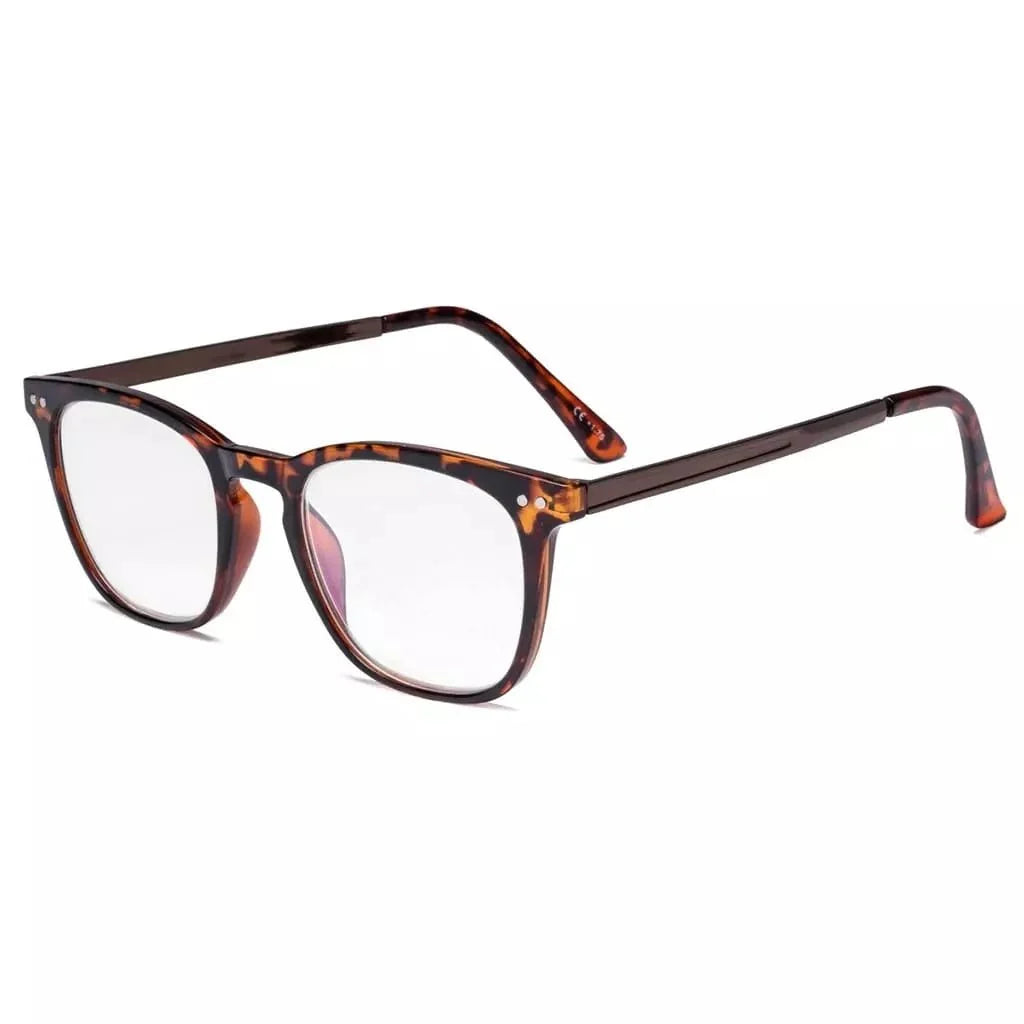 Stylish Square Reading Glasses Full Rim Readers RJ003