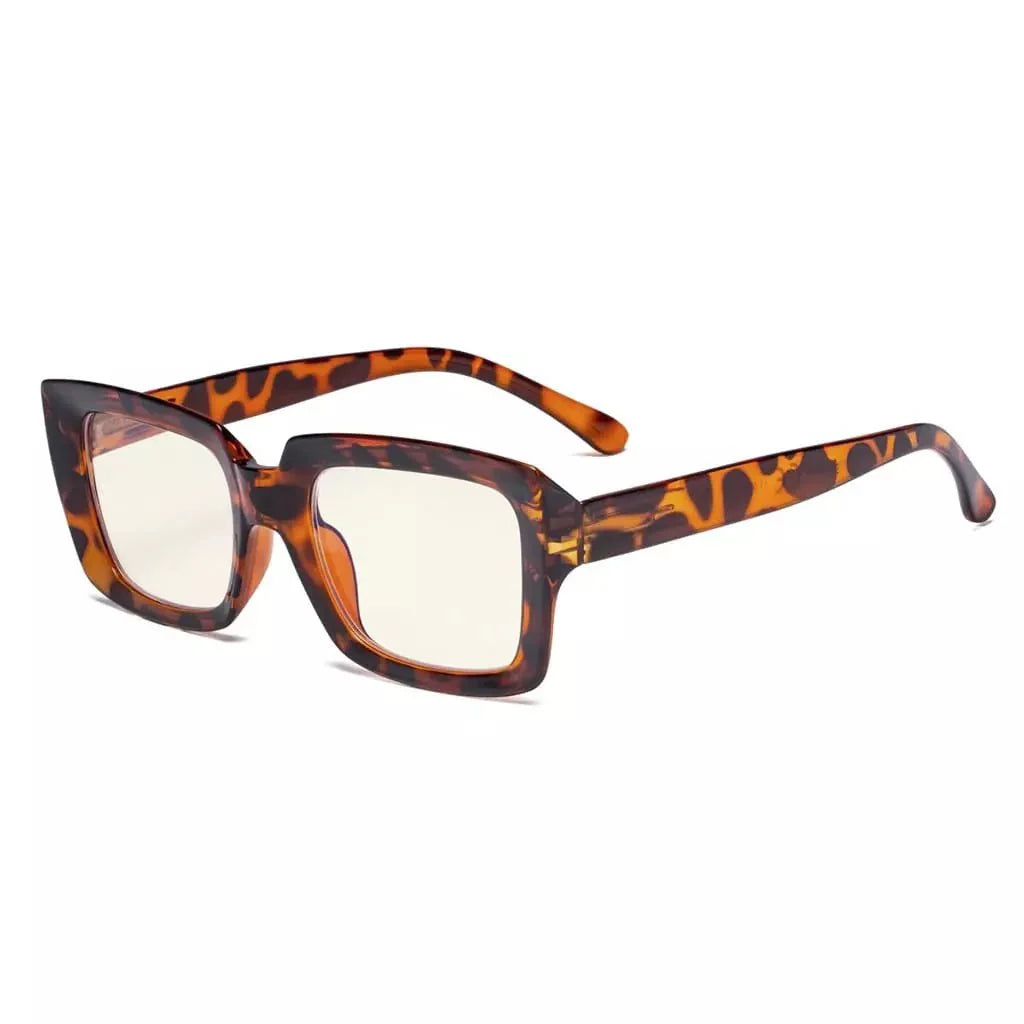 Stylish Thicker Frame Blue Light Filter Reading Glasses UVR9107