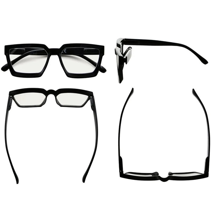 Stylish Thicker Frame Multifocus Reading Glassses M2003
