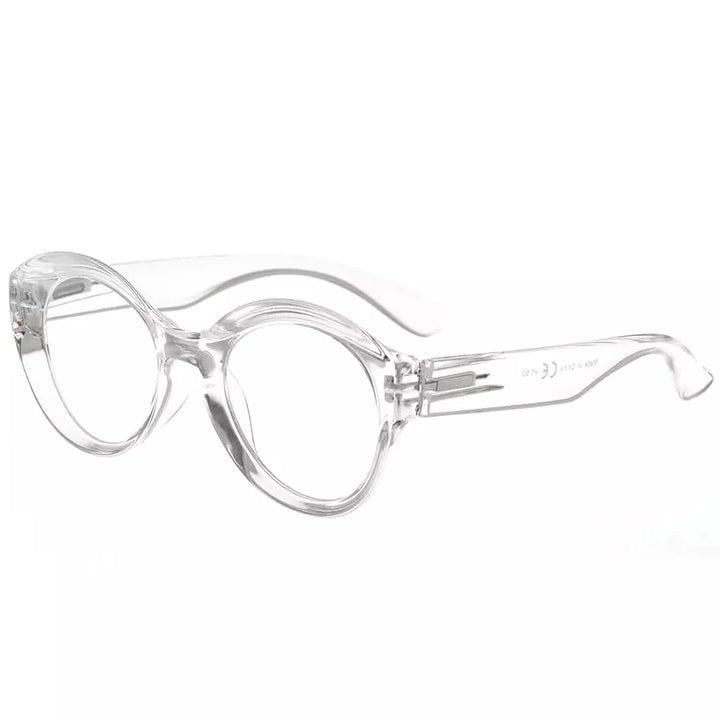 Stylish Thicker Frame Round Reading Glasses R2004