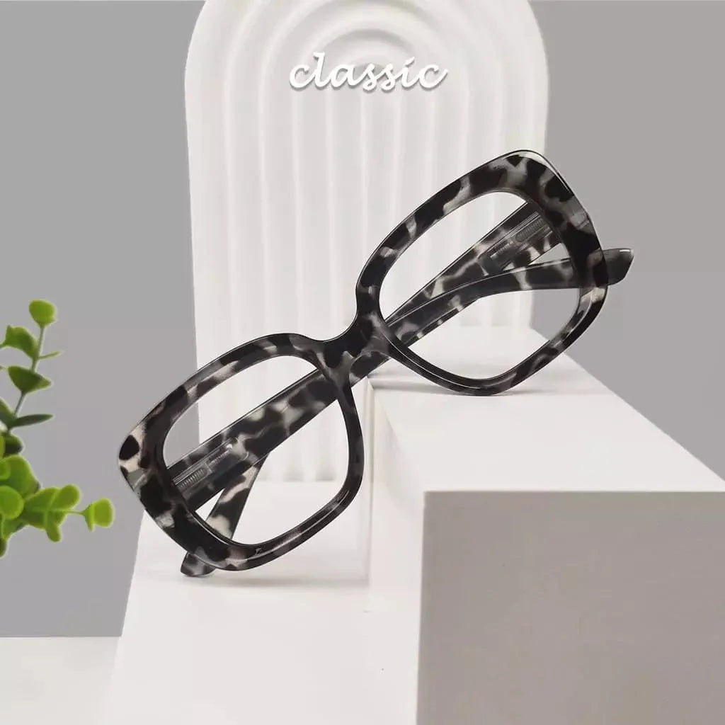 Stylish Thicker Reading Glasses Square Readers R2035