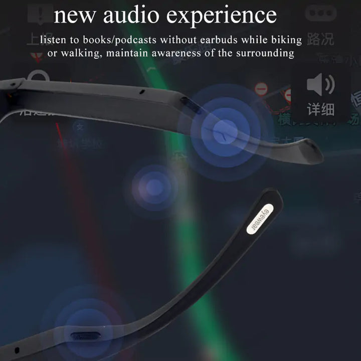 Wireless Bluetooth 5.0 Smart Sunglasses