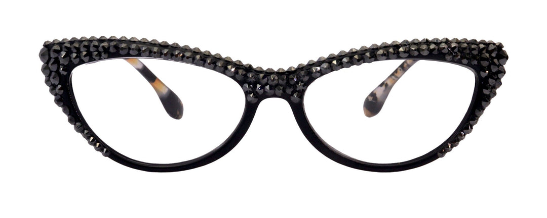 The Lynx Bling Reading Glasses with Genuine European Crystals