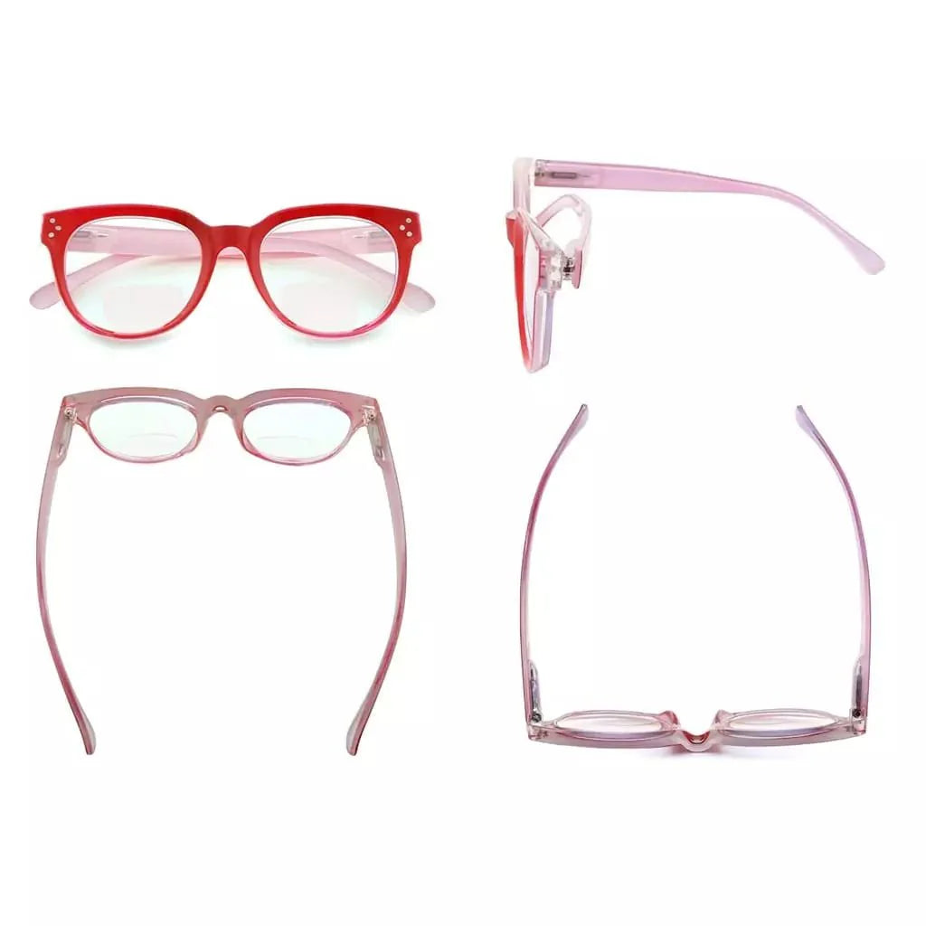 Thick Frame Trendy Style Bifocal Reading Glasses BR9110