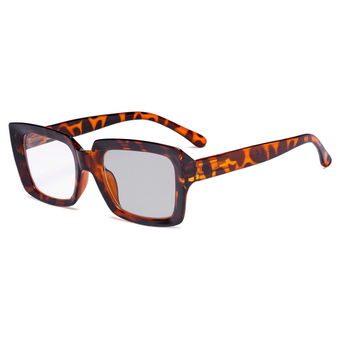 Thicker Frame Transition Photochromic Reading Glasses BS9107