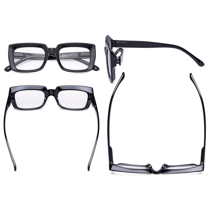 Thicker Frame Trendy Reading Glasses R9107