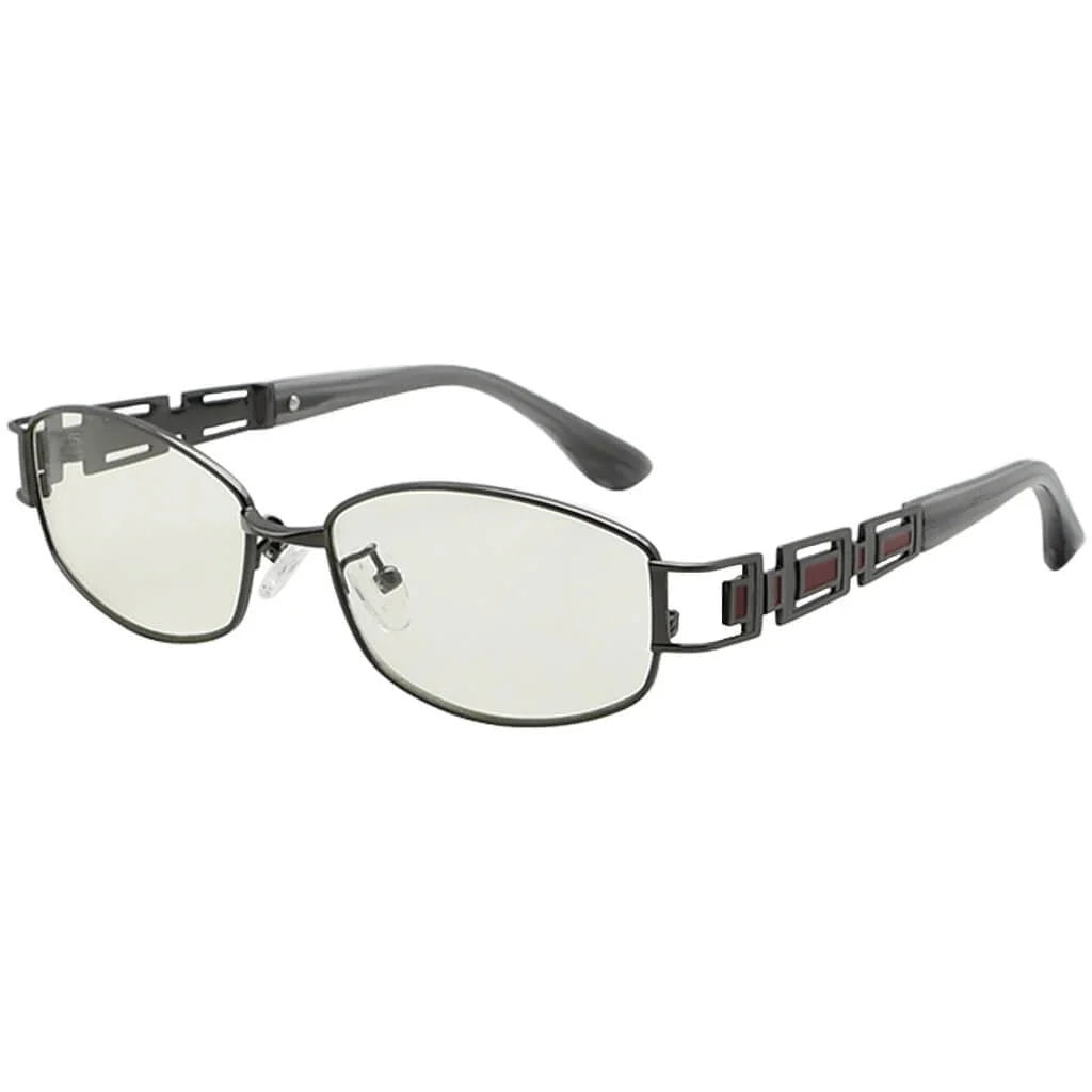 Titanium Rectangle Eyewear Blue Light Filter 004A