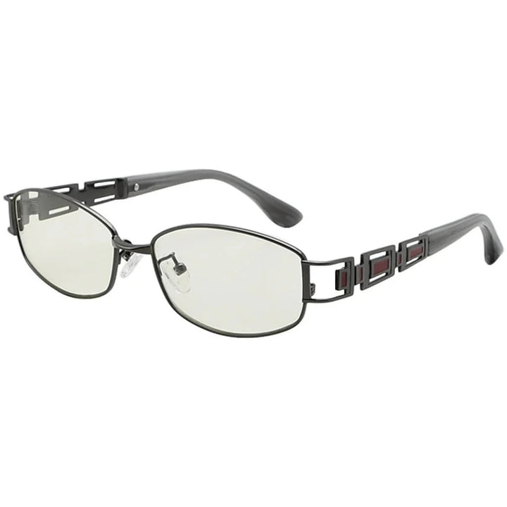 Titanium Rectangle Eyewear Blue Light Filter 004A