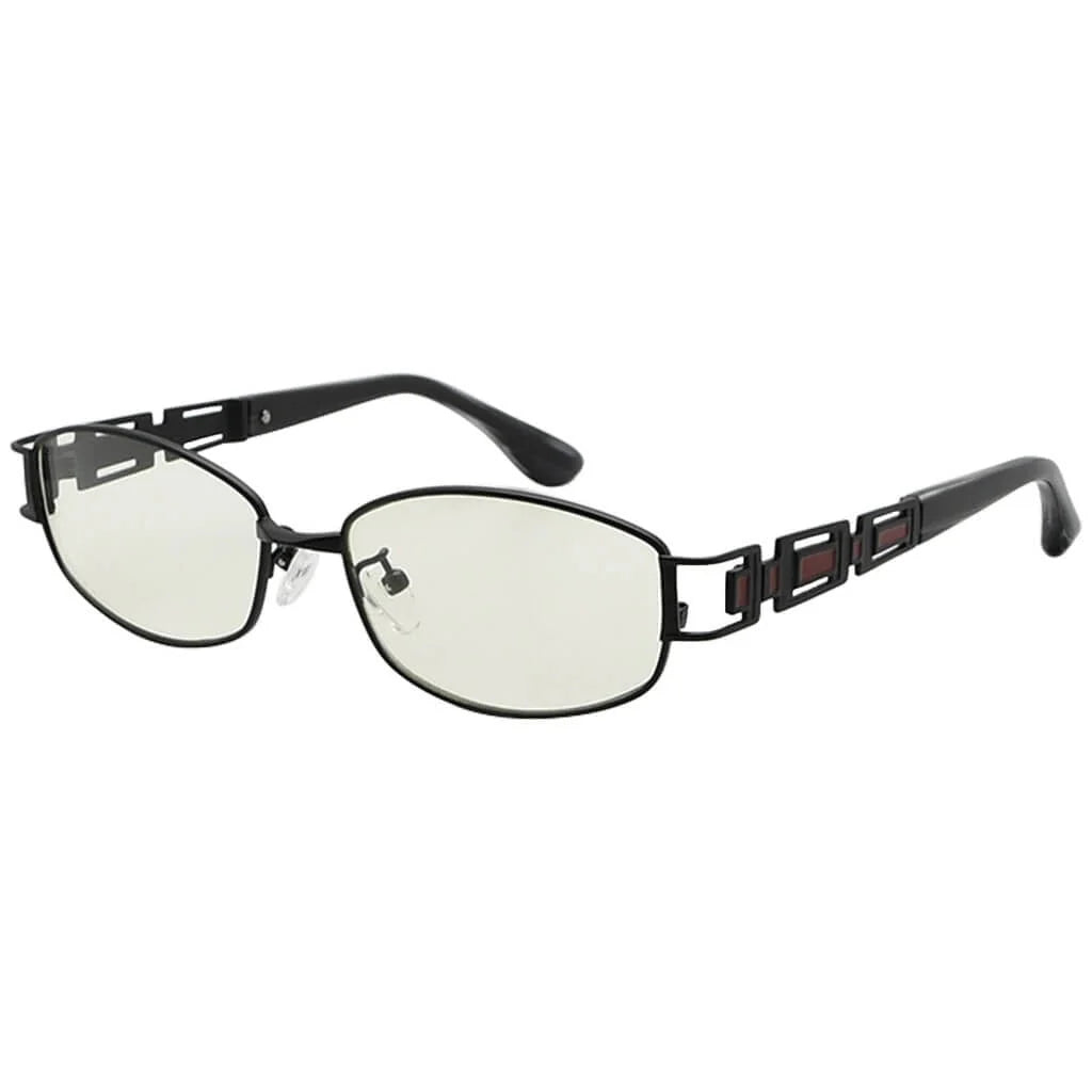 Titanium Rectangle Eyewear Blue Light Filter 004A