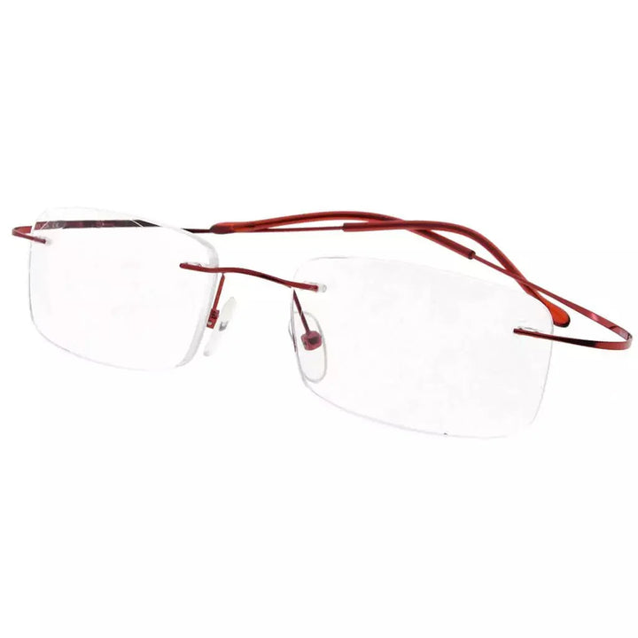 Titanium Rimless Reading Glasses R1508