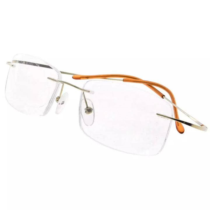 Titanium Rimless Reading Glasses R1508