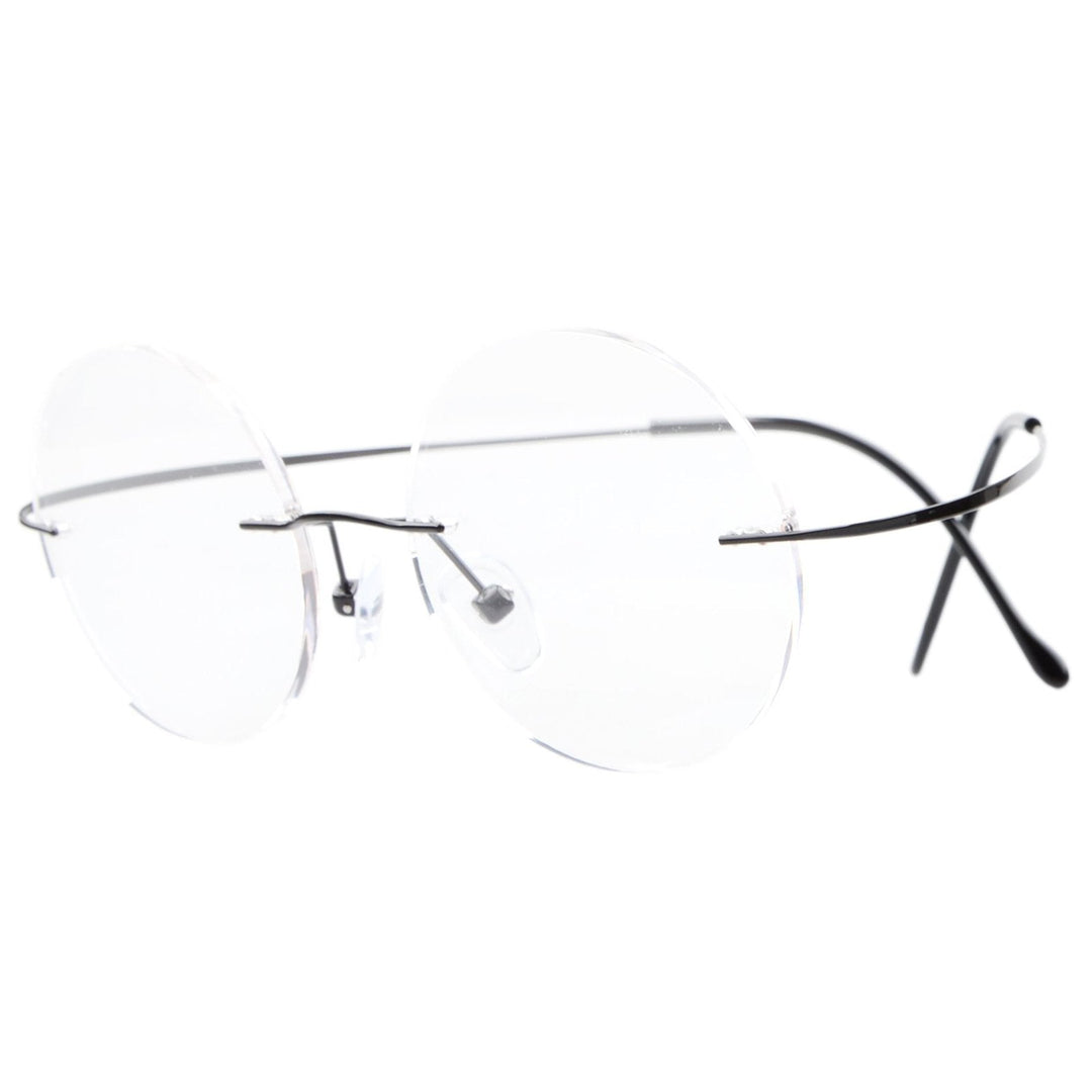 Titanium Rimless Frame Eyeglasses