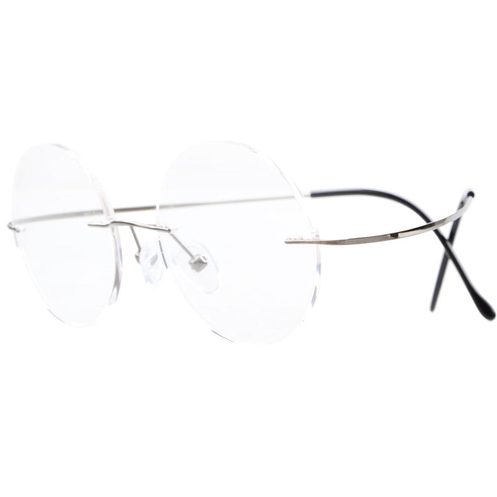 Titanium Rimless Frame Eyeglasses