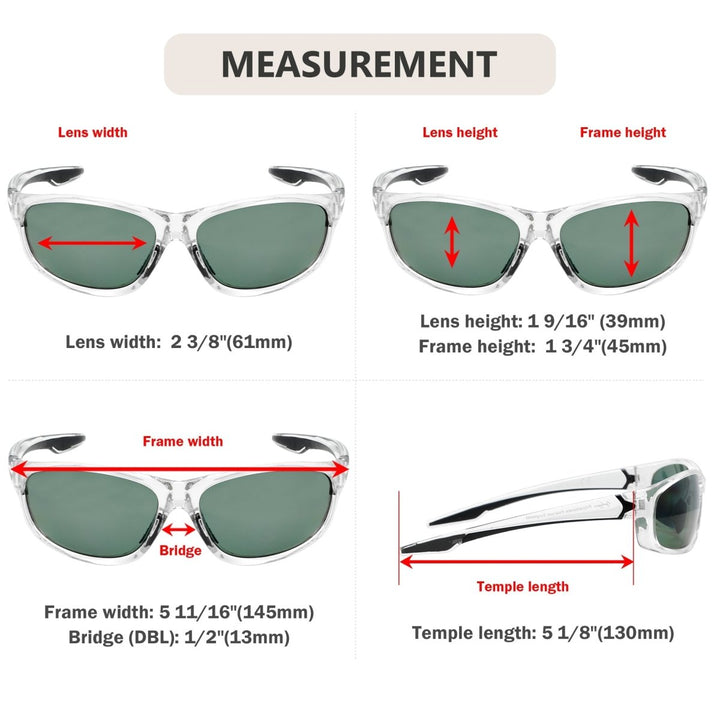 TR90 Frame Polarized Sport Sunglasses TH6145