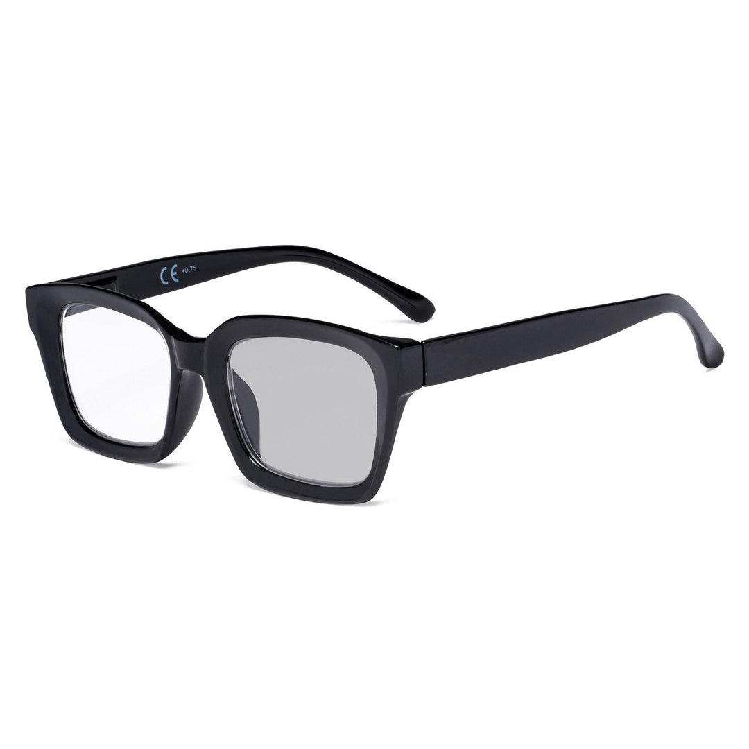 Thicker Frame Transition Photochromic Reading Glasses BS9106