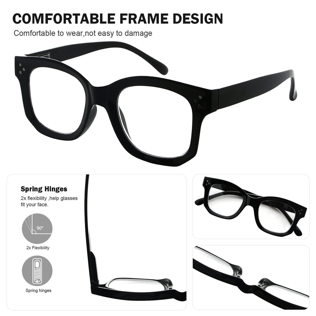 Thicker Frame Transition Photochromic Reading Glasses BS2002