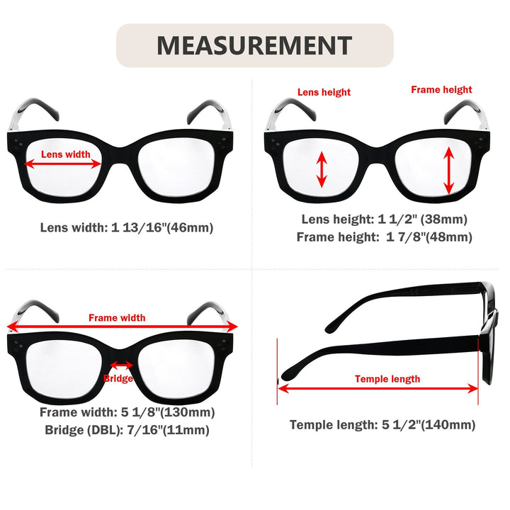 Thicker Frame Transition Photochromic Reading Glasses BS2002
