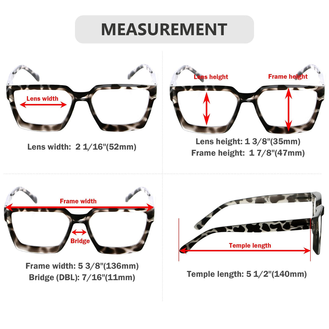 Thicker Frame Transition Photochromic Reading Glasses BS2003