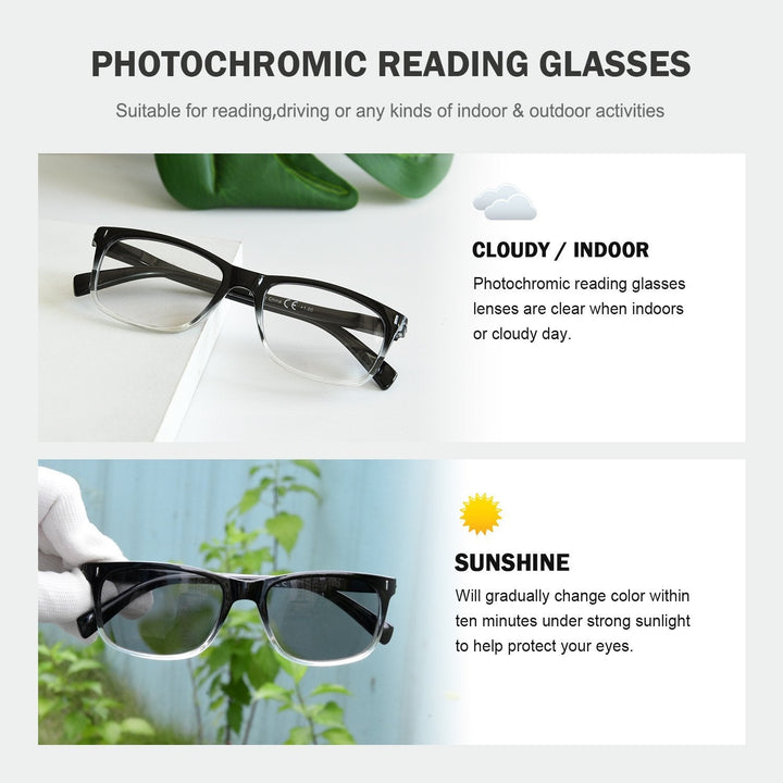 Transition Photochromic Reading Glasses BSR150