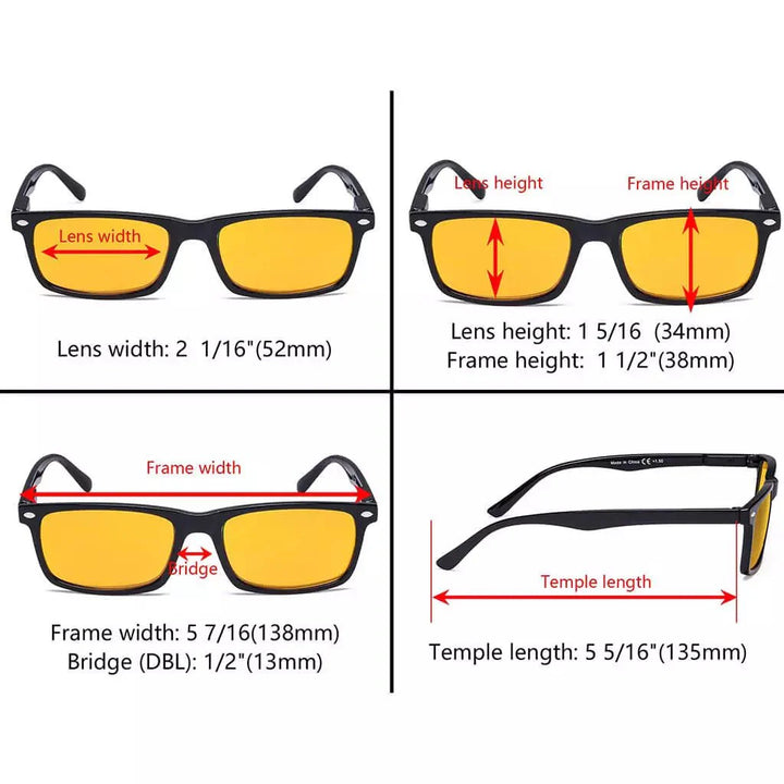 Trendy Blue light Blocking Computer Reading Glasses HP899