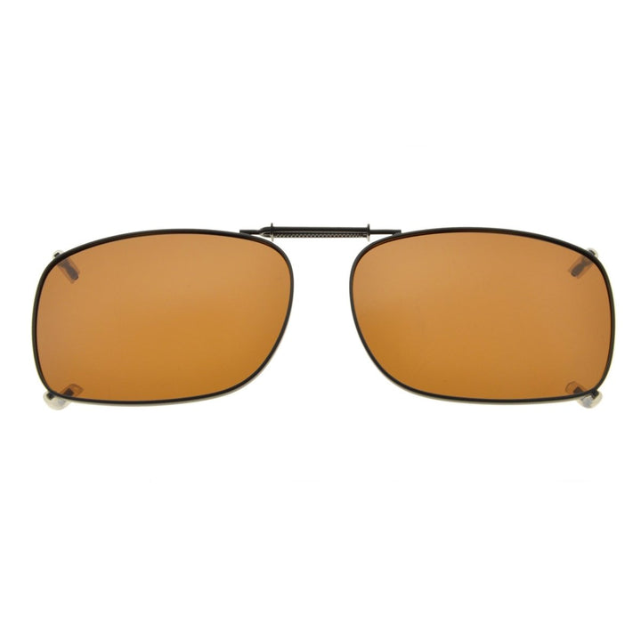 Metal Frame Polarized Lens Clip on Sunglasses C75 (51MMx36MM)