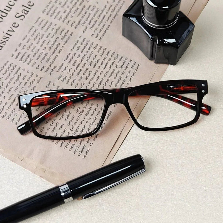 Vintage Reading Glasses Designer Rectangular Readers R032