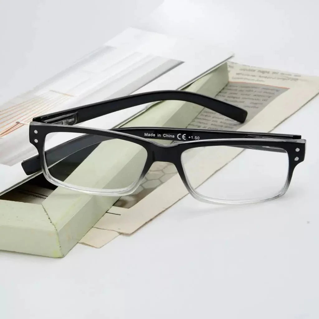Vintage Reading Glasses Designer Rectangular Readers R032