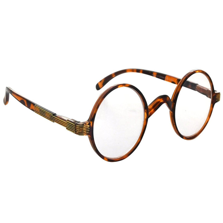 Vintage Round Reading Glasses Professor Readers 5-R077B