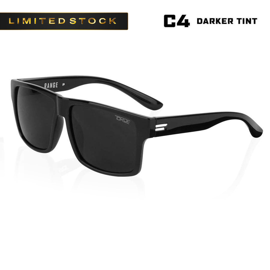 RANGE C4 Extra Dark Polarized Glossy Frame