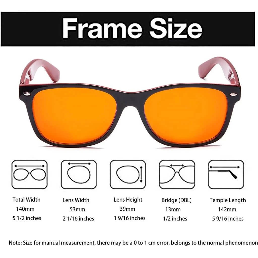 Wide Blue Light Blocking Eyeglasses 4-DSS109