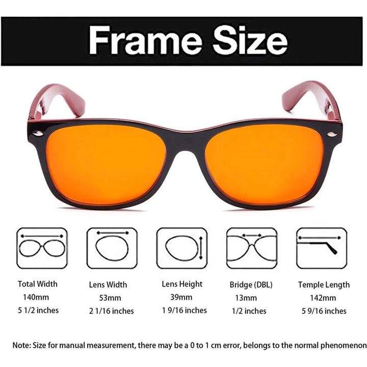 Wide Blue Light Blocking Eyeglasses 4-DSS109